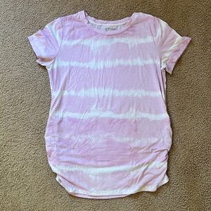Sonoma Pink tye dye large maternity t-shirt